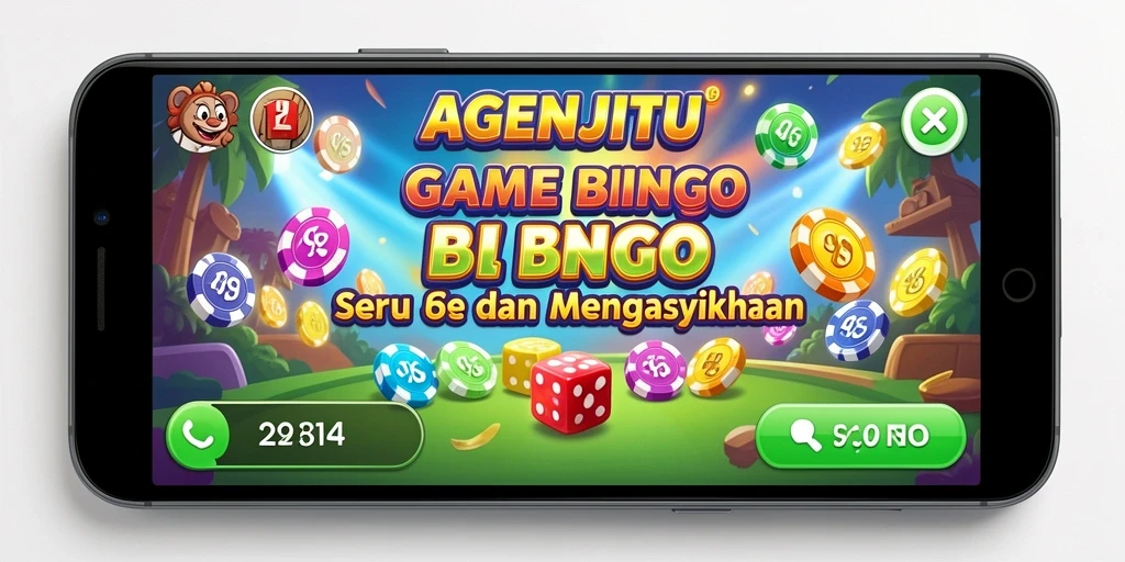 Tampilan menarik dari gameplay AGENJITU saat bermain Bingo.