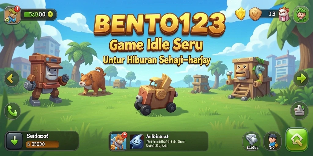 Screenshot BENTO123 menunjukkan gameplay Idle yang menghibur dan menarik.