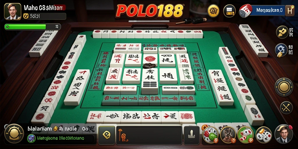 Tampilan gameplay Mahjong yang menarik di POLO188.