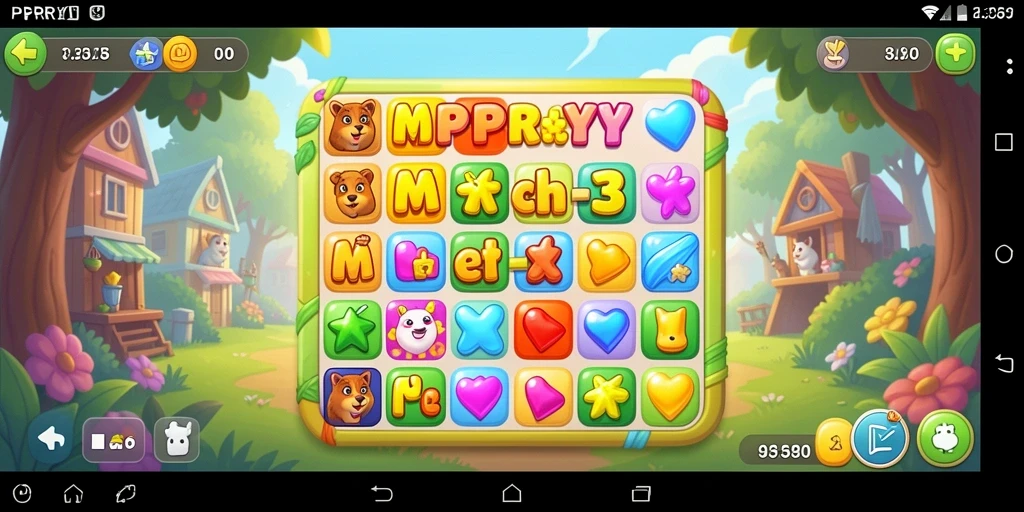 Tampilan gameplay PPRRYY yang penuh warna dan interaktif.
