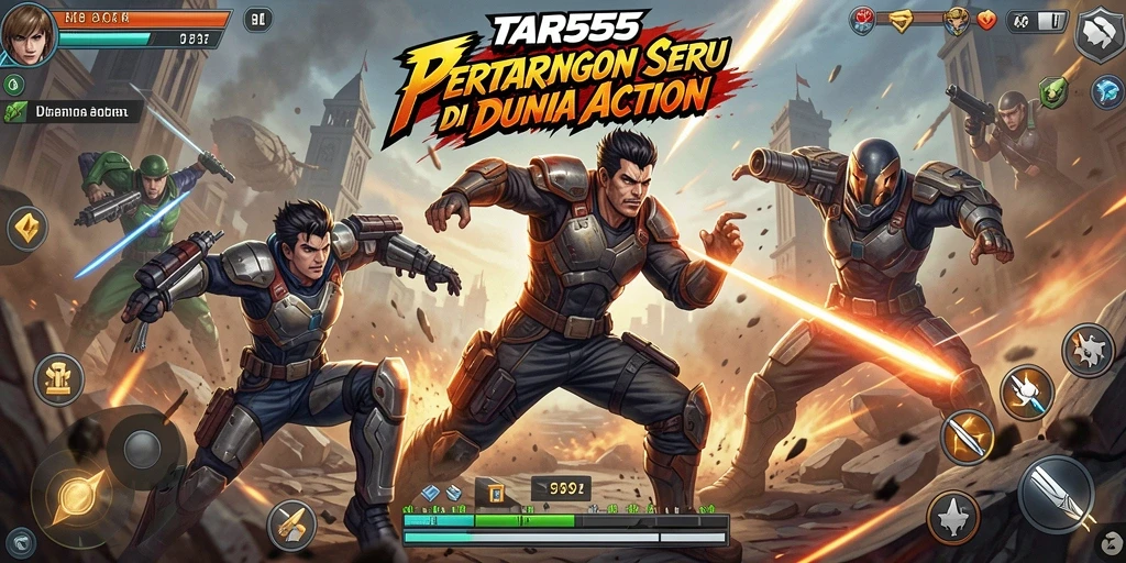 TAR555: Gameplay Action penuh aksi yang menantang.